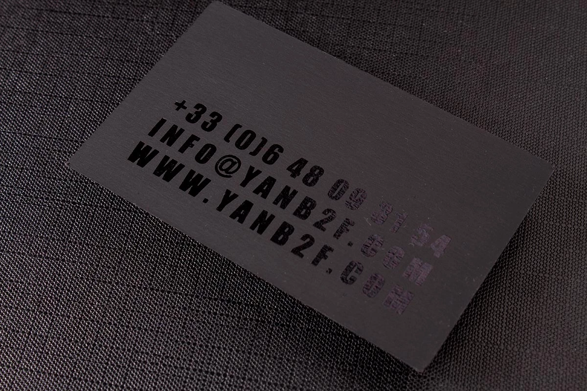 Black on Black Embossed Spot UV Business Cards • Printing Partners